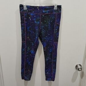 Constantly Varied Gear Cosmic Space Capri Leggings M